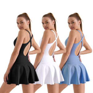 High-Stretch Summer Nude Anti-Walking Sports Dress – Seamless Fit & Comfort | Quitse