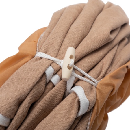 Collapsible Cat Tunnel Bed for Indoor Cats with Hanging Toys & Cushion Mat – Washable, Coffee / Green / Yellow - Image 10