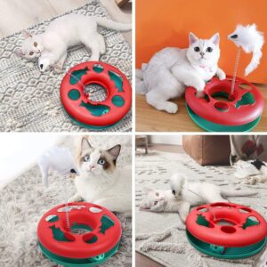 Cat Toys Tower interactive roller tracks