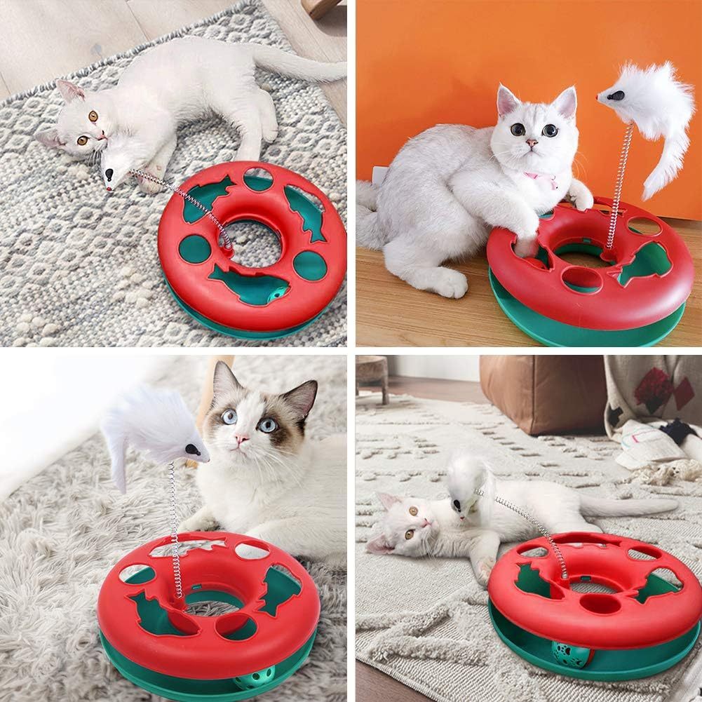 Cat Toys Tower interactive roller tracks