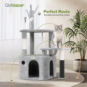 Cat Climbing Frame Light Gray