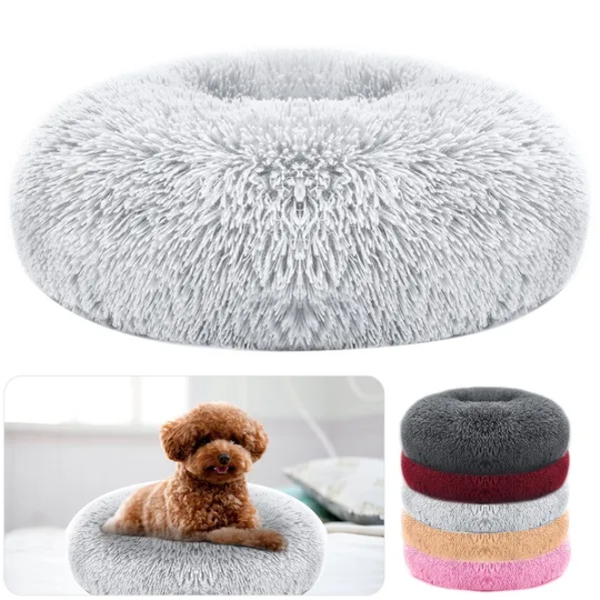 Soft and Warm Wool Cat Dog Bed Plush Cozy