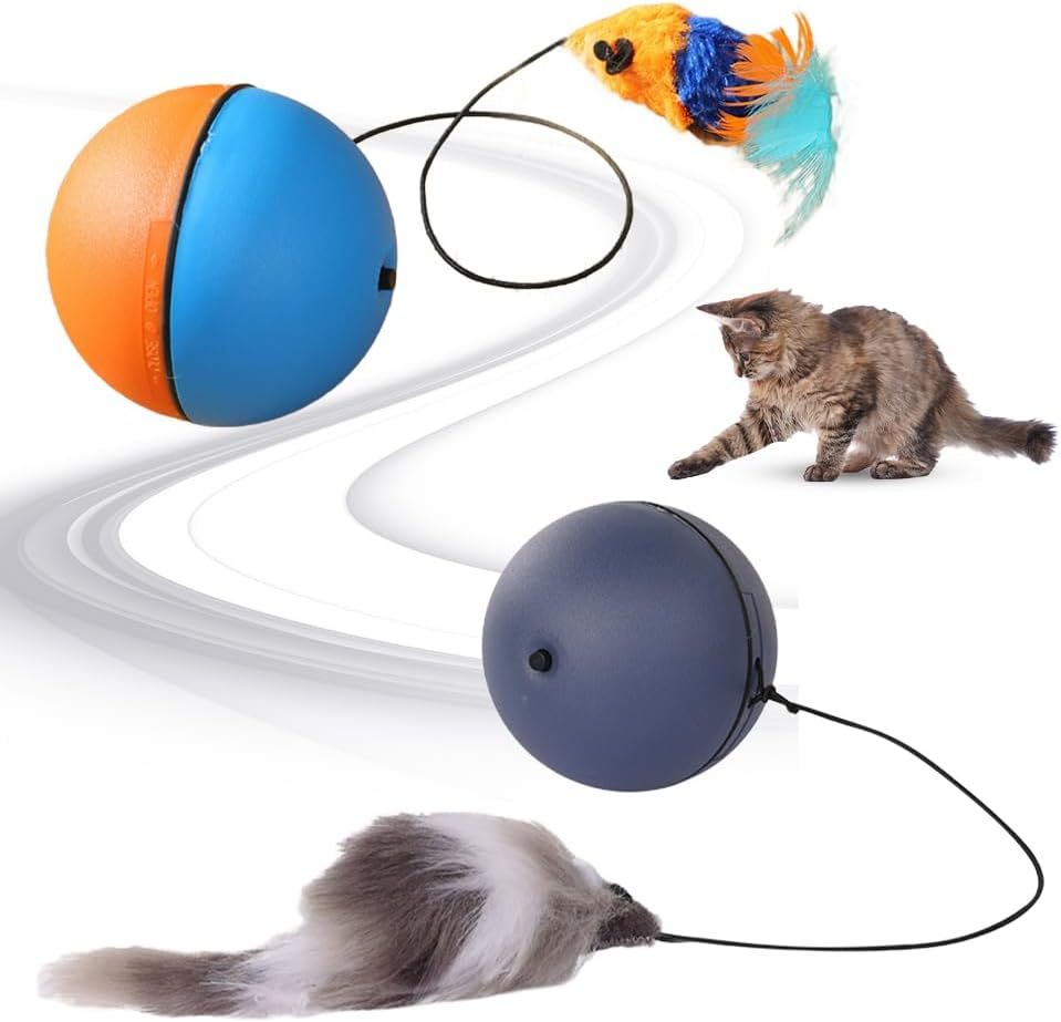 Interactive Self-Rolling Cat Ball Toy | Automatic Motion Electric Cat Toy for Indoor Cats - Image 5