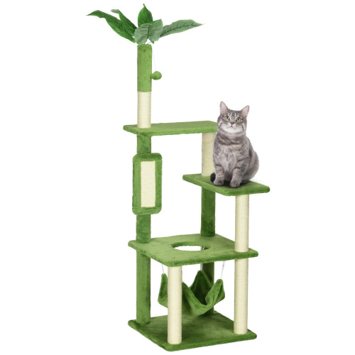 Cat Tree with Hammock green model